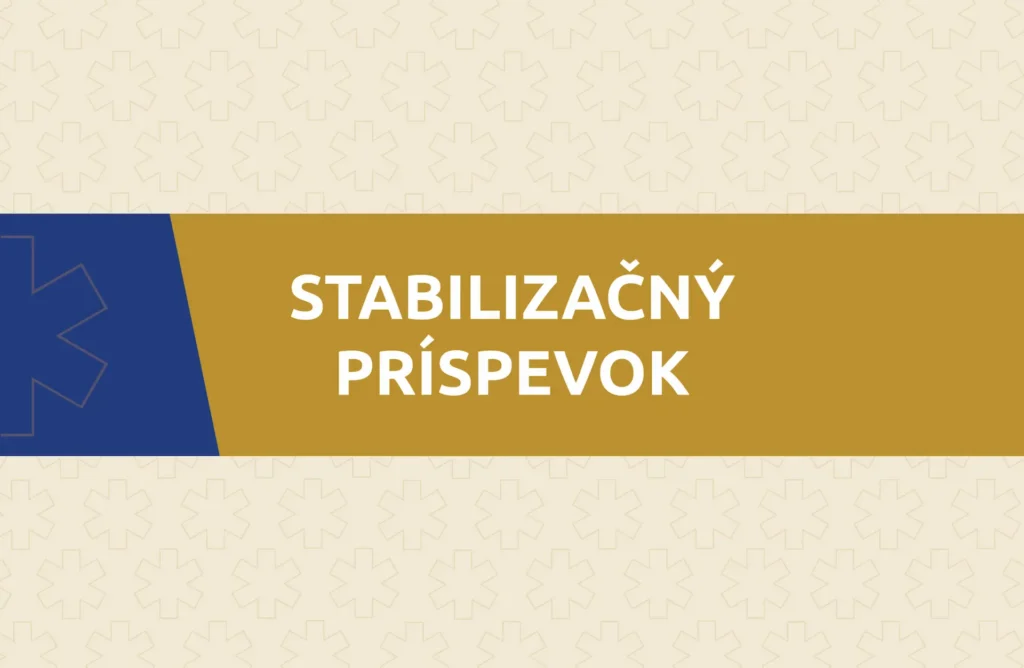 stabilizačný príspevok MZSR