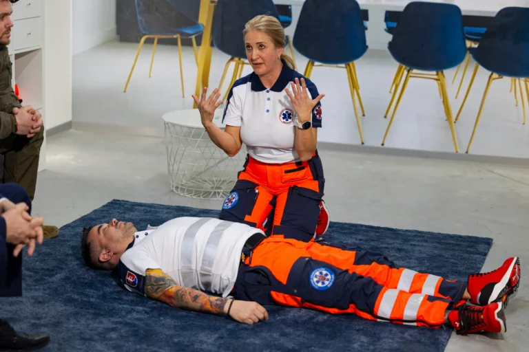 záchranárska inštruktáž